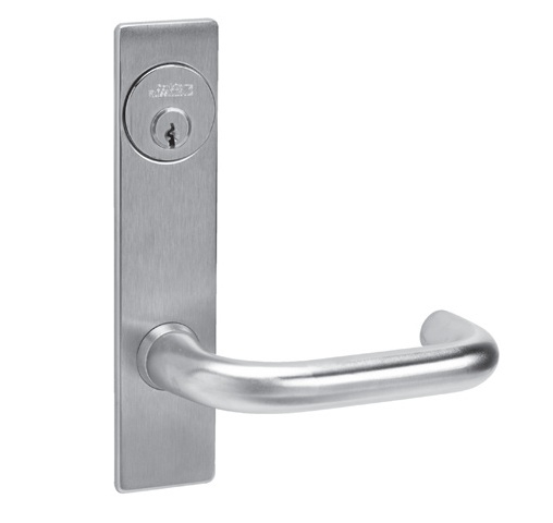 Picture of Corbin Russwin ML2024 LSP Entrance or Storeroom Mortise Lock, LS Lever, P Escutcheon