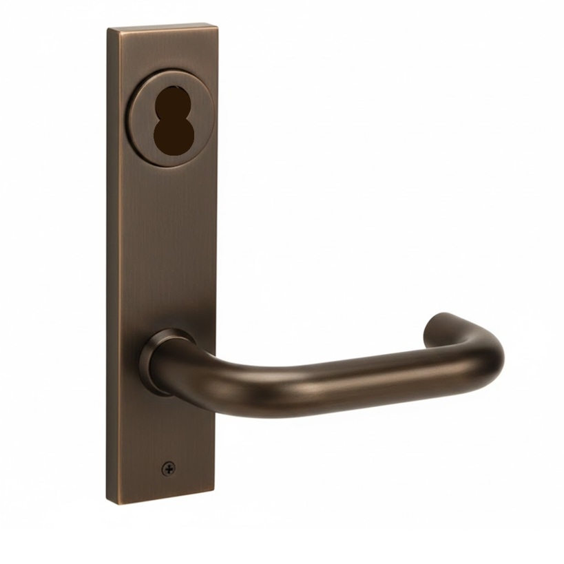 Picture of Corbin Russwin ML2067 LSP Apartment or Dormitory Mortise Lock, LS Lever, P Escutcheon