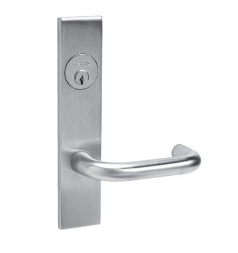 Picture of Corbin Russwin ML2024 LSP Entrance or Storeroom Mortise Lock, LS Lever, P Escutcheon