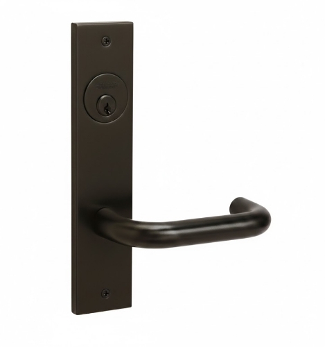 Picture of Corbin Russwin ML2057 LSR Storeroom or Closet Mortise Lock, LS Lever, R Escutcheon