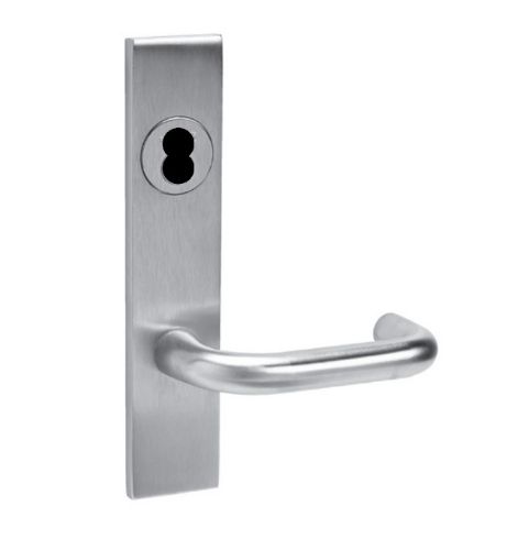 Picture of Corbin Russwin ML2057 LSR Storeroom or Closet Mortise Lock, LS Lever, R Escutcheon