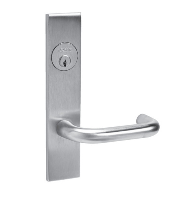Picture of Corbin Russwin ML2065 LSR Dormitory or Entrance Mortise Lock, LS Lever, R Escutcheon