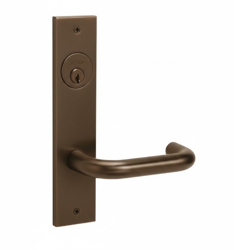 Picture of Corbin Russwin ML2075 LSR Security Entrance or Office Mortise Lock, LS Lever, R Escutcheon