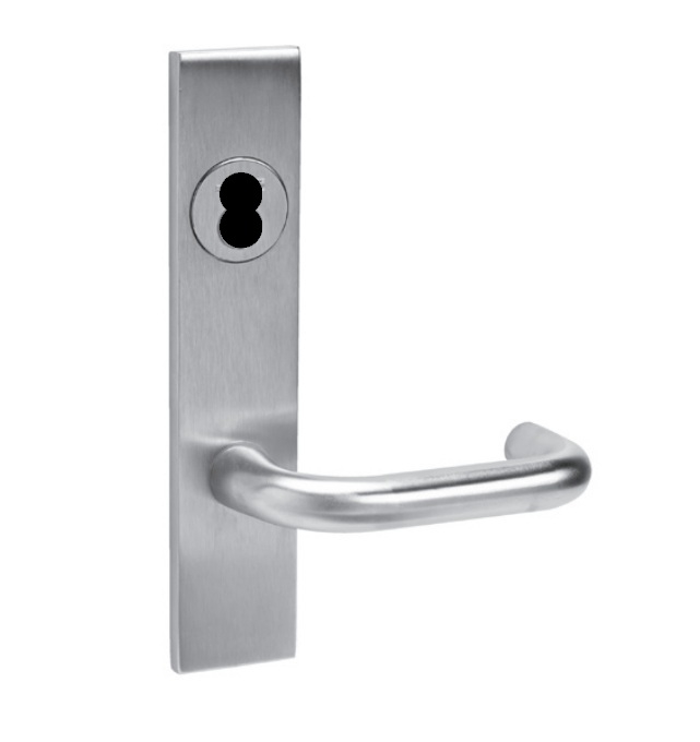 Picture of Corbin Russwin ML2075 LSR Security Entrance or Office Mortise Lock, LS Lever, R Escutcheon