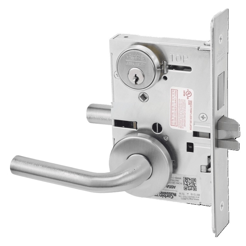 Picture of Corbin Russwin ML2024 RWA Entrance or Storeroom Mortise Lock, RW Lever, A Rose