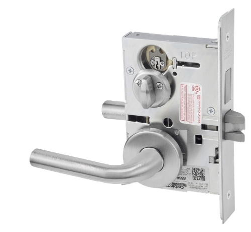 Picture of Corbin Russwin ML2030 RWA Privacy, Bedroom or Bathroom Mortise Lock, RW Lever, A Rose