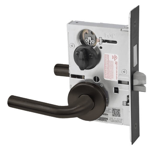 Picture of Corbin Russwin ML2030 RWA Privacy, Bedroom or Bathroom Mortise Lock, RW Lever, A Rose
