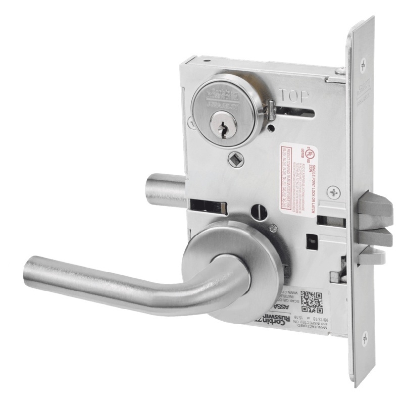 Picture of Corbin Russwin ML2032 RWA Institution or Utility Mortise Lock, RW Lever, A Rose