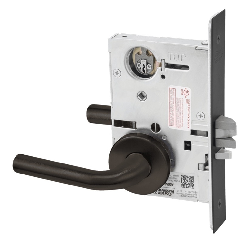Picture of Corbin Russwin ML2032 RWA Institution or Utility Mortise Lock, RW Lever, A Rose