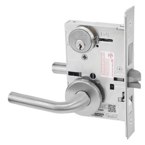 Picture of Corbin Russwin ML2048 RWA Entrance or Apartment Mortise Lock, RW Lever, A Rose