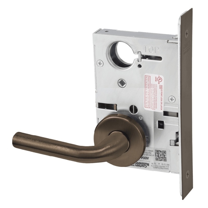 Picture of Corbin Russwin ML2050 RWA Half Dummy Trim Mortise Trim, RW Lever, A Rose