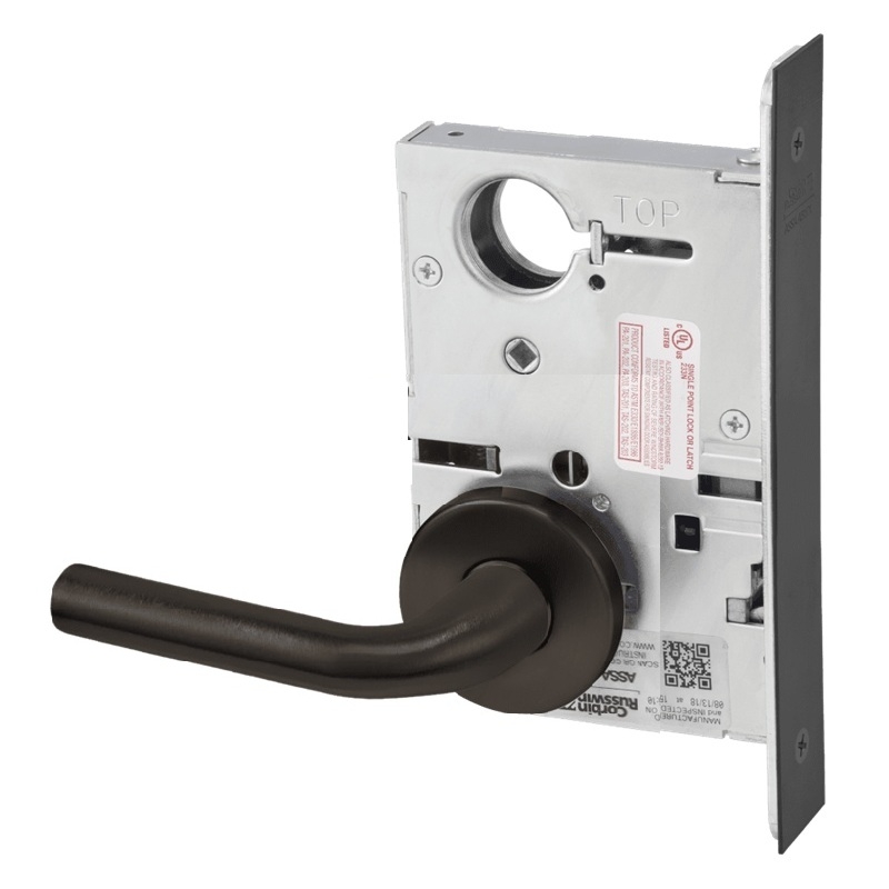 Picture of Corbin Russwin ML2050 RWA Half Dummy Trim Mortise Trim, RW Lever, A Rose