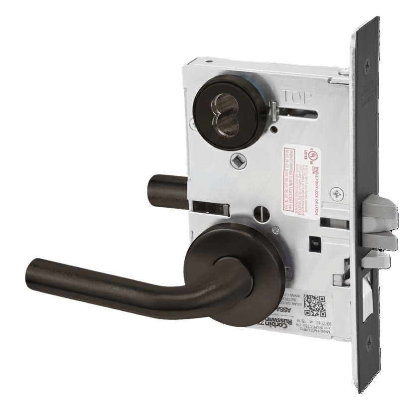 Picture of Corbin Russwin ML2051 RWA Entrance or Office Mortise Lock, RW Lever, A Rose