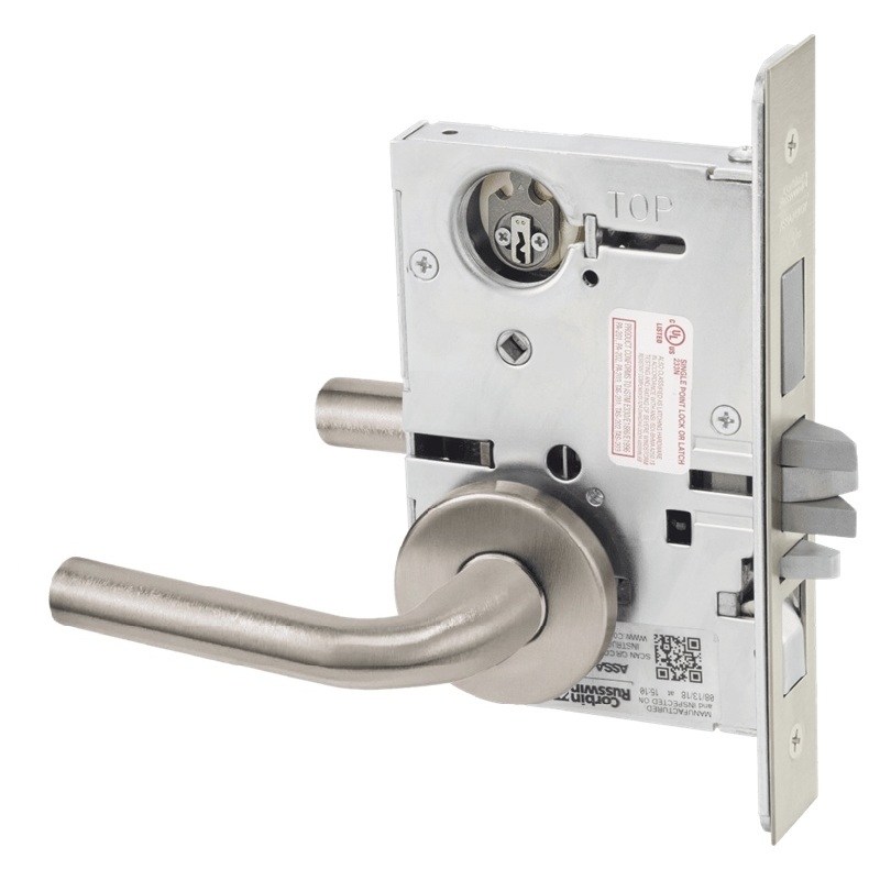 Picture of Corbin Russwin ML2067 RWA Apartment or Dormitory Mortise Lock, RW Lever, A Rose