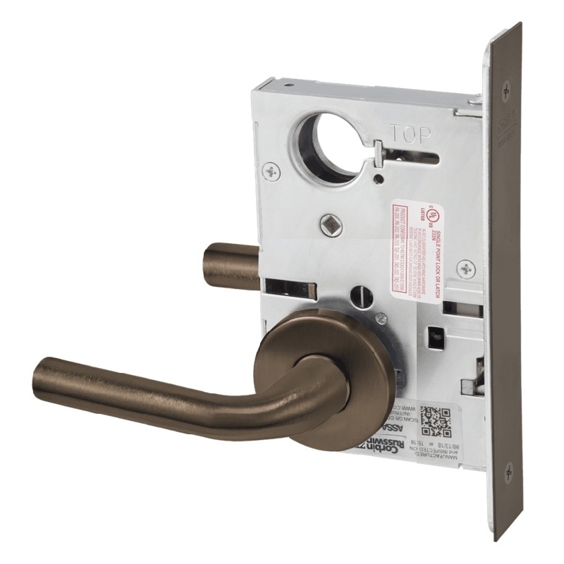 Picture of Corbin Russwin ML2070 RWA Full Dummy Trim Mortise Trim, RW Lever, A Rose