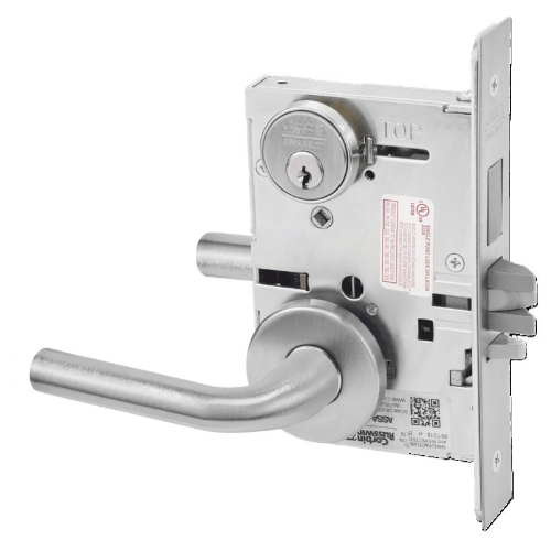 Picture of Corbin Russwin ML2075 RWA Security Entrance or Office Mortise Lock, RW Lever, A Rose
