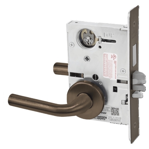 Picture of Corbin Russwin ML2075 RWA Security Entrance or Office Mortise Lock, RW Lever, A Rose