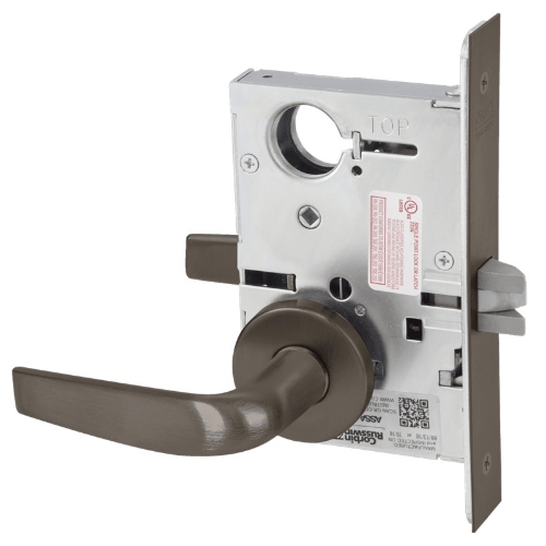 Picture of Corbin Russwin ML2010 CSA Passage or Closet Mortise Lock, CS Lever, A Rose