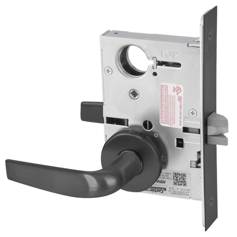 Picture of Corbin Russwin ML2010 CSA Passage or Closet Mortise Lock, CS Lever, A Rose