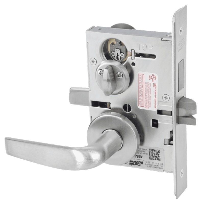 Picture of Corbin Russwin ML2020 CSA Privacy, Bedroom or Bathroom Mortise Lock, CS Lever, A Rose