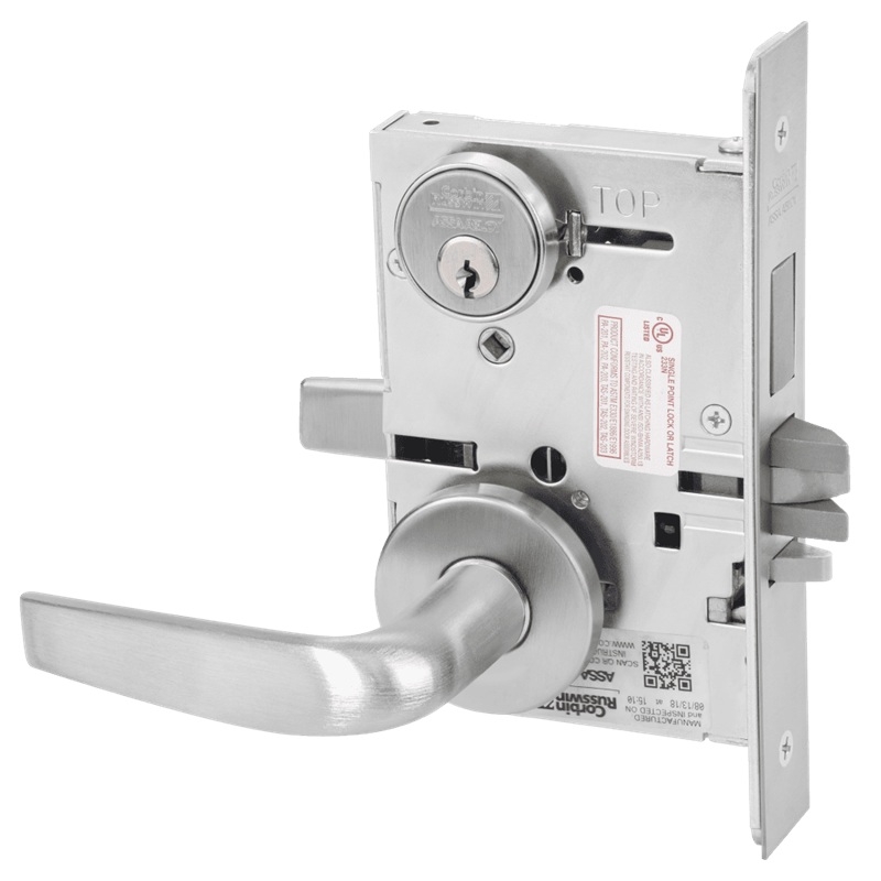 Picture of Corbin Russwin ML2029 CSA Hotel or Motel Mortise Lock, CS Lever, A Rose