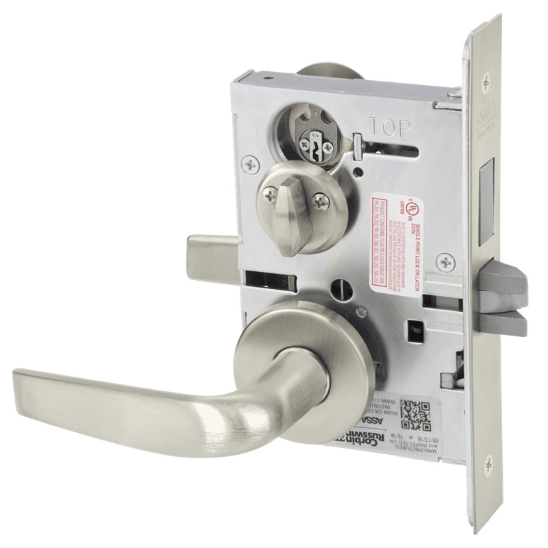 Picture of Corbin Russwin ML2030 CSA Privacy, Bedroom or Bathroom Mortise Lock, CS Lever, A Rose