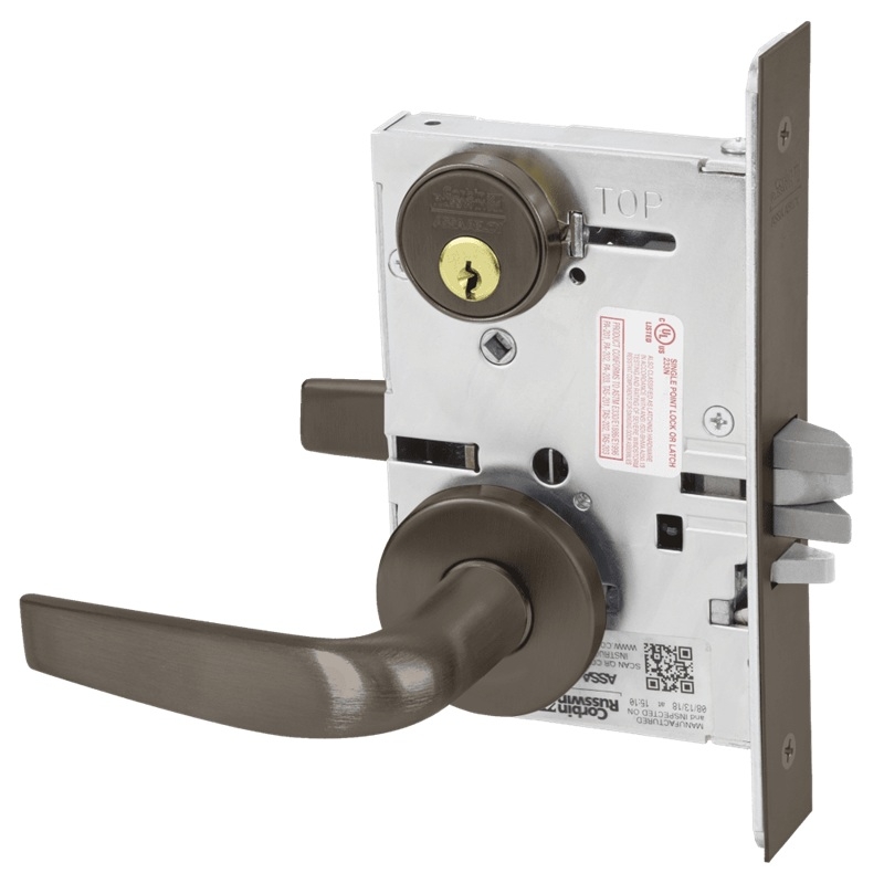 Picture of Corbin Russwin ML2032 CSA Institution or Utility Mortise Lock, CS Lever, A Rose