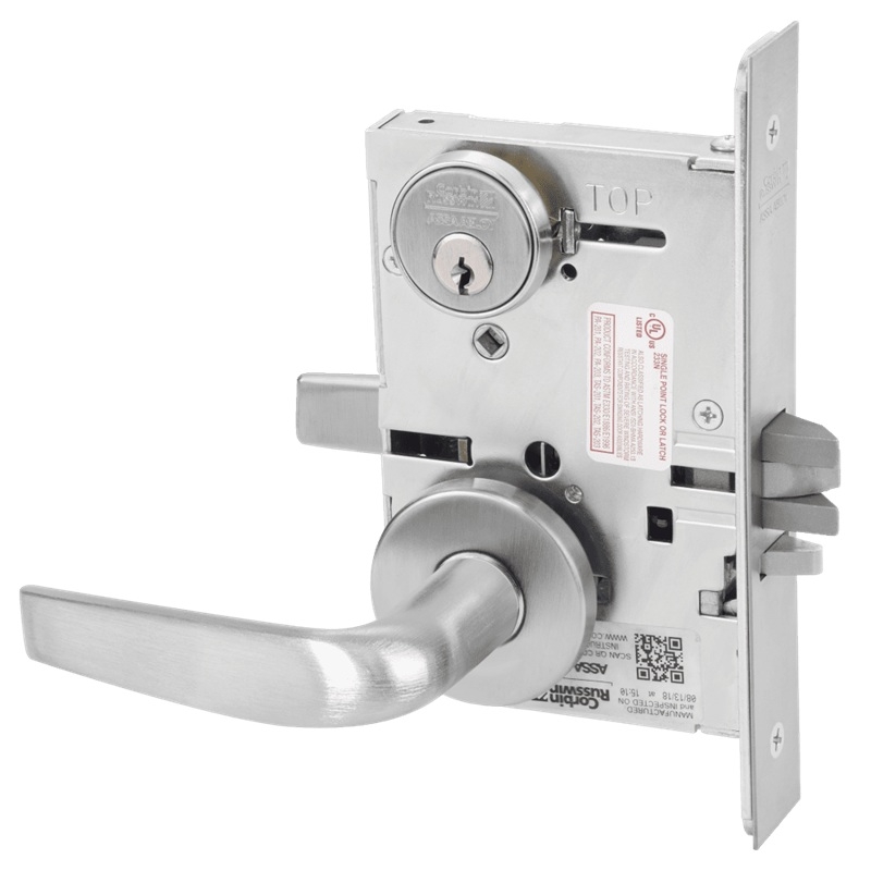 Picture of Corbin Russwin ML2042 CSA Entrance or Public Restroom Mortise Lock, CS Lever, A Rose