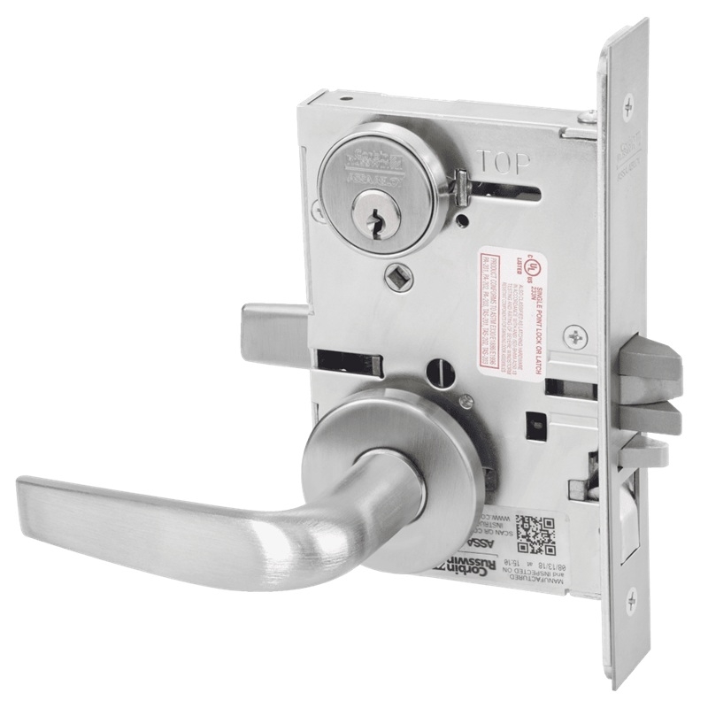 Picture of Corbin Russwin ML2051 CSA Entrance or Office Mortise Lock, CS Lever, A Rose