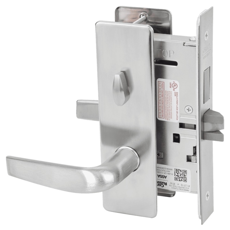 Picture of Corbin Russwin ML2020 CSM Privacy, Bedroom or Bathroom Mortise Lock, CS Lever, M Escutcheon