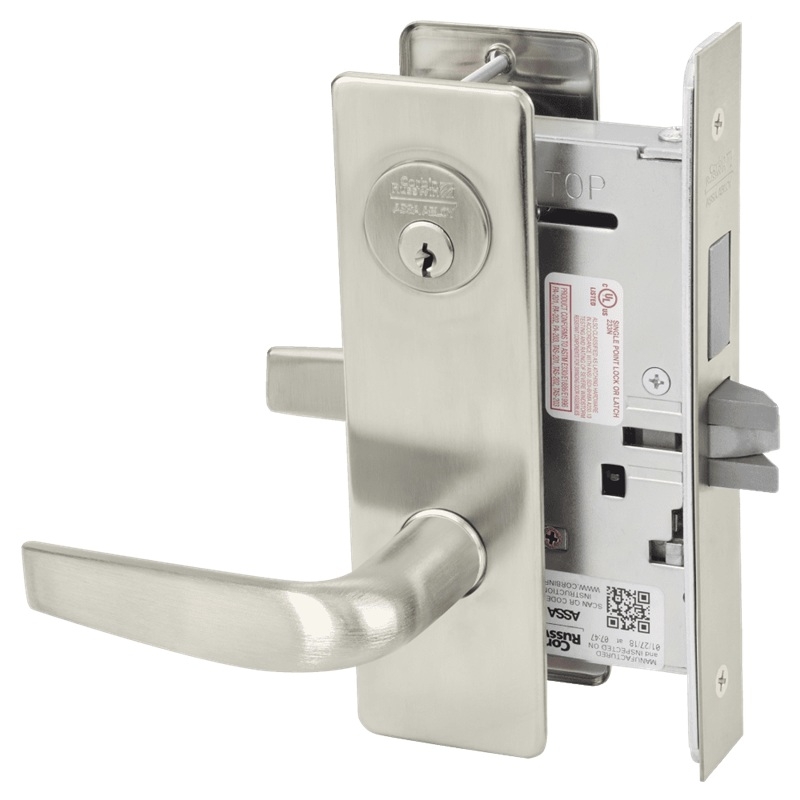 Picture of Corbin Russwin ML2024 CSM Entrance or Storeroom Mortise Lock, CS Lever, M Escutcheon