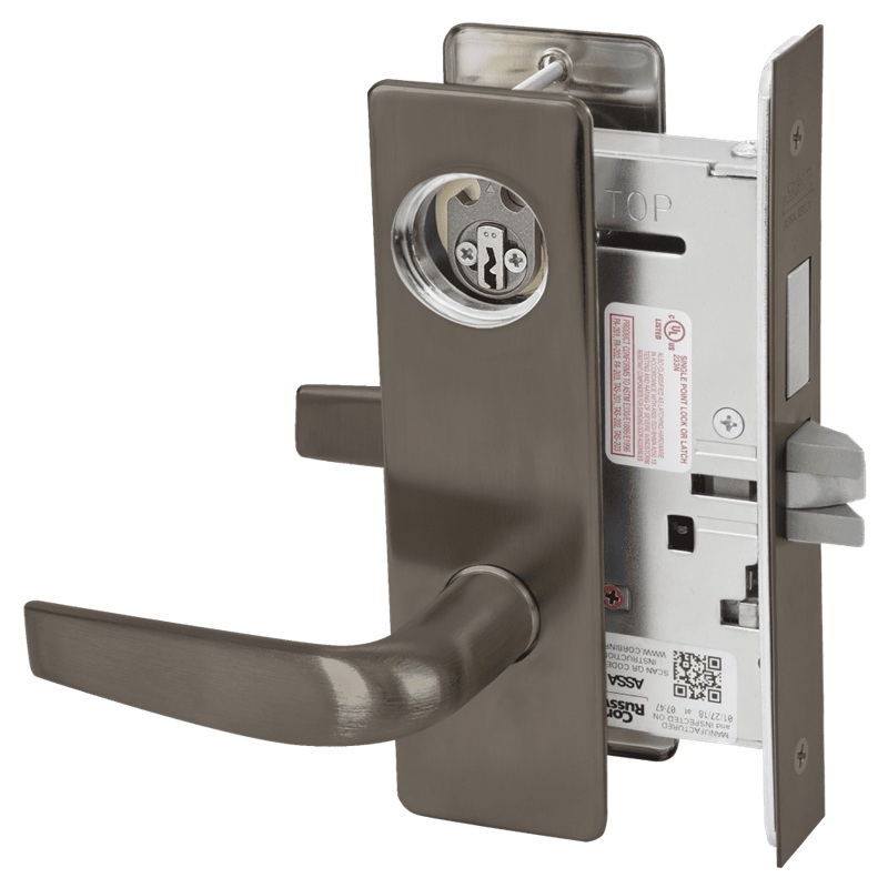 Picture of Corbin Russwin ML2024 CSM Entrance or Storeroom Mortise Lock, CS Lever, M Escutcheon