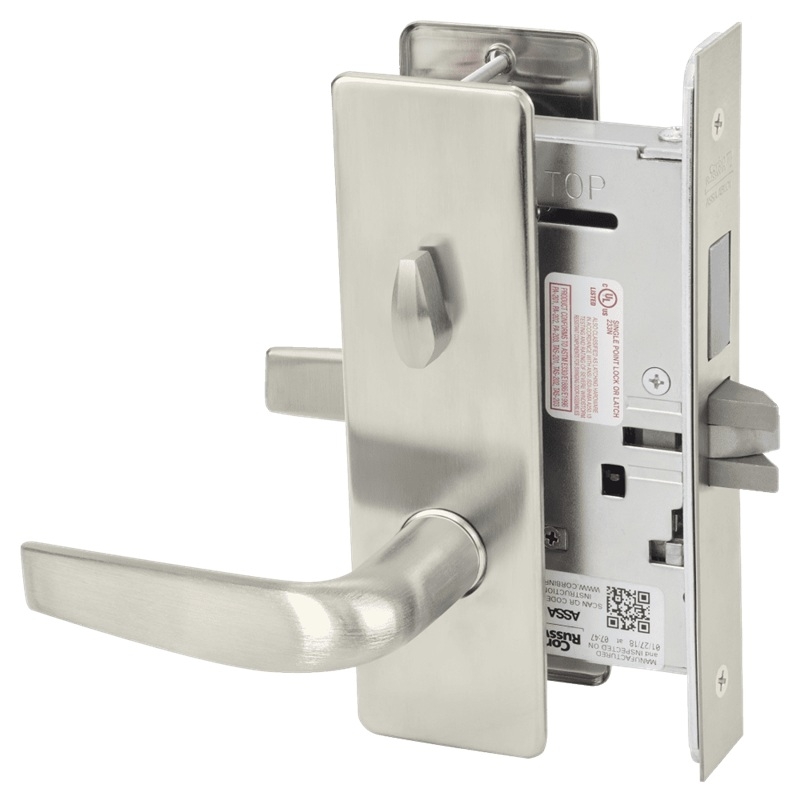Picture of Corbin Russwin ML2030 CSM Privacy, Bedroom or Bathroom Mortise Lock, CS Lever, M Escutcheon