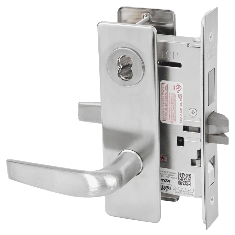 Picture of Corbin Russwin ML2048 CSM Entrance or Apartment Mortise Lock, CS Lever, M Escutcheon