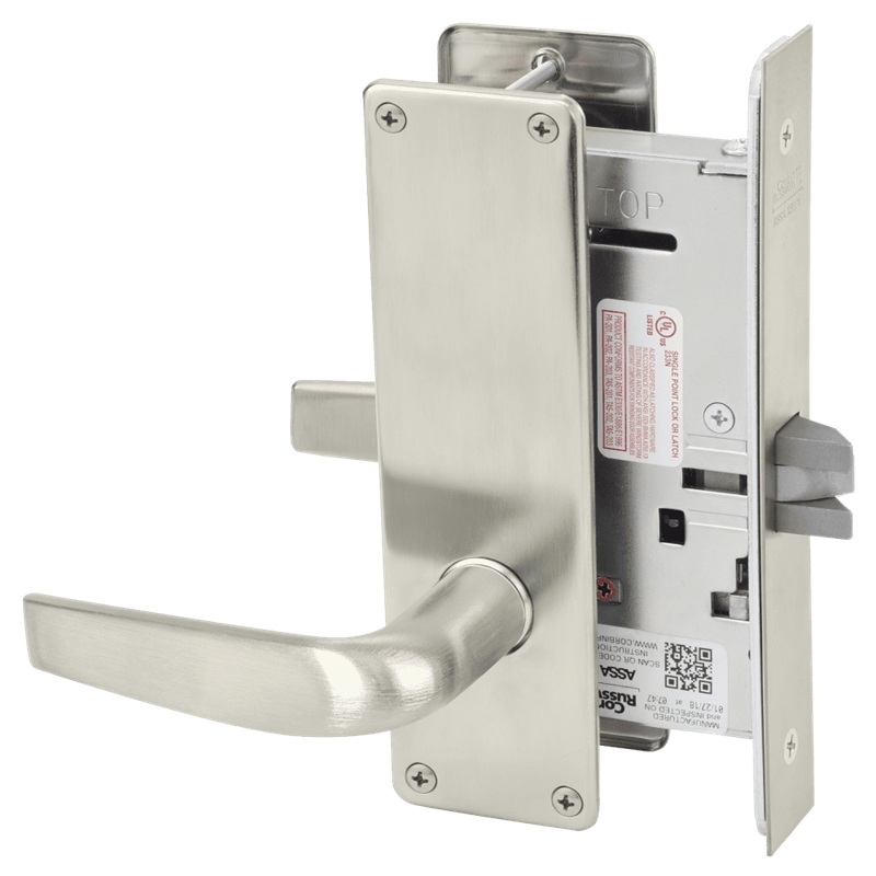 Picture of Corbin Russwin ML2010 CSN Passage or Closet Mortise Lock, CS Lever, N Escutcheon