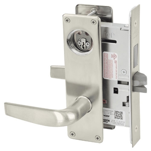 Picture of Corbin Russwin ML2024 CSN Entrance or Storeroom Mortise Lock, CS Lever, N Escutcheon
