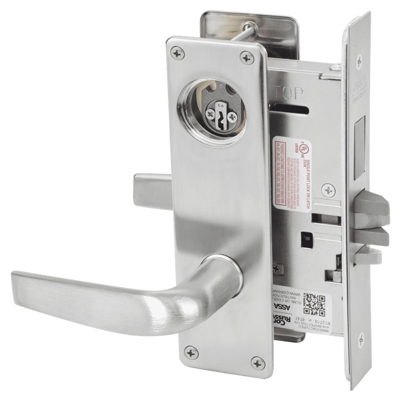 Picture of Corbin Russwin ML2029 CSN Hotel or Motel Mortise Lock, CS Lever, N Escutcheon