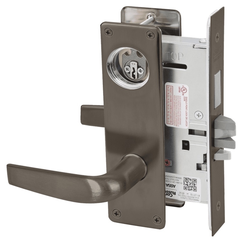 Picture of Corbin Russwin ML2029 CSN Hotel or Motel Mortise Lock, CS Lever, N Escutcheon
