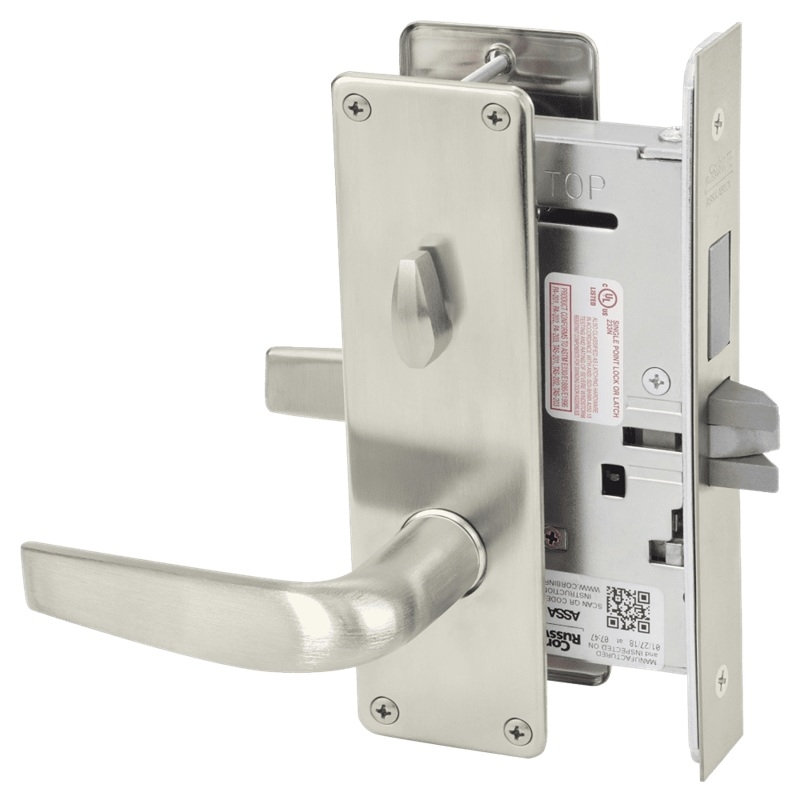 Picture of Corbin Russwin ML2030 CSN Privacy, Bedroom or Bathroom Mortise Lock, CS Lever, N Escutcheon