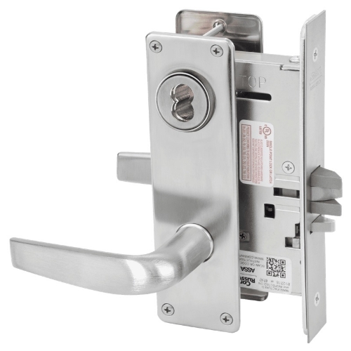 Picture of Corbin Russwin ML2032 CSN Institution or Utility Mortise Lock, CS Lever, N Escutcheon