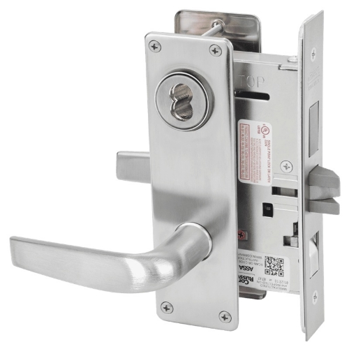 Picture of Corbin Russwin ML2048 CSN Entrance or Apartment Mortise Lock, CS Lever, N Escutcheon