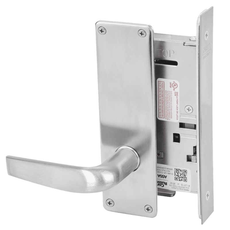 Picture of Corbin Russwin ML2050 CSN Half Dummy Trim Mortise Trim, CS Lever, N Escutcheon