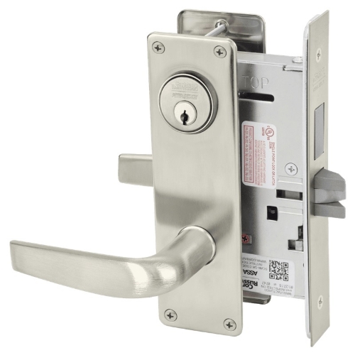 Picture of Corbin Russwin ML2065 CSN Dormitory or Entrance Mortise Lock, CS Lever, N Escutcheon
