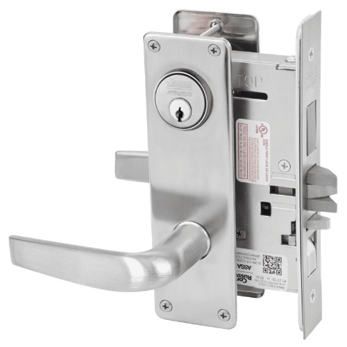 Picture of Corbin Russwin ML2067 CSN Apartment or Dormitory Mortise Lock, CS Lever, N Escutcheon