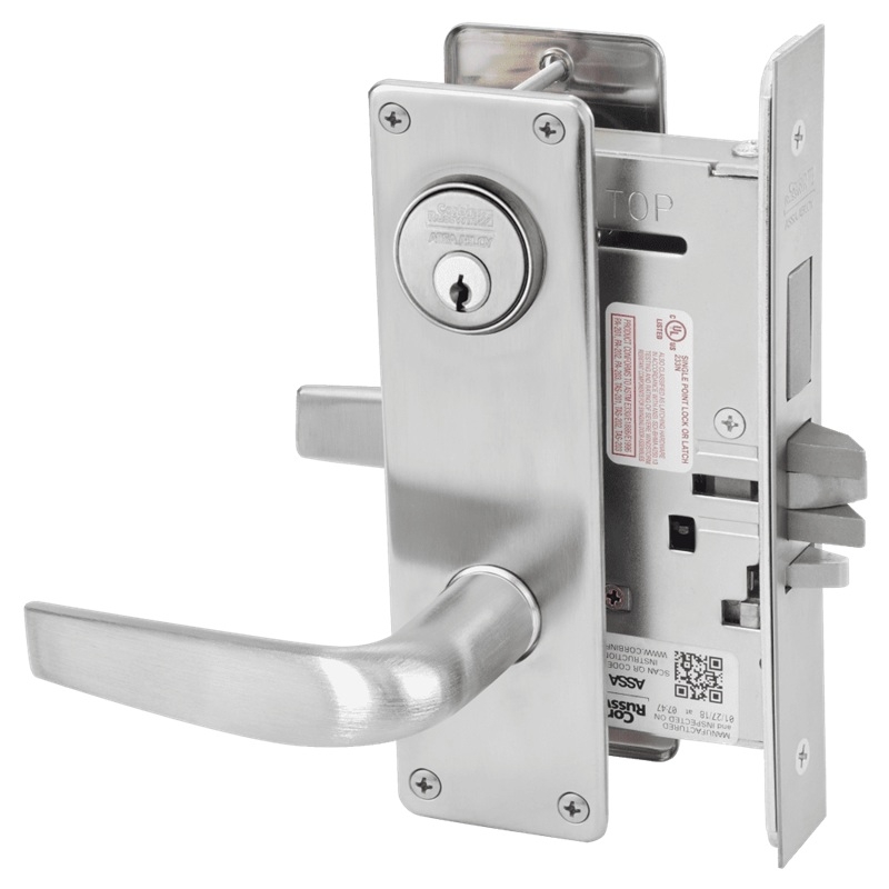 Picture of Corbin Russwin ML2072 CSN Classroom Intruder Mortise Lock, CS Lever, N Escutcheon