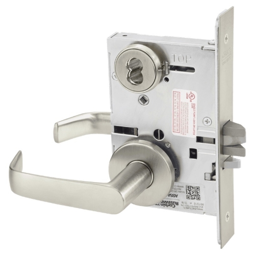 Picture of Corbin Russwin ML2032 NSA Institution or Utility Mortise Lock, NS Lever, A Rose