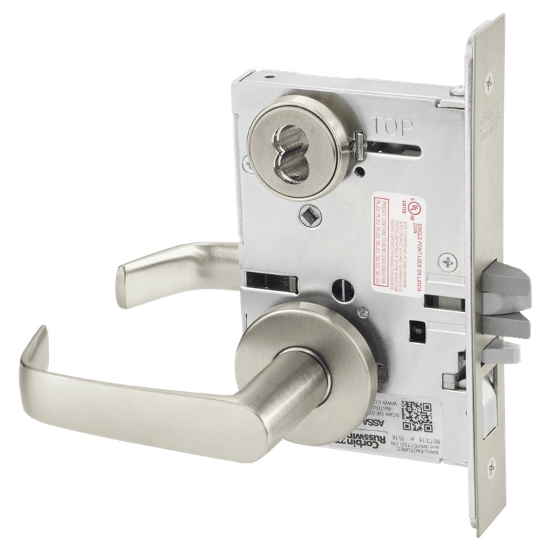 Picture of Corbin Russwin ML2051 NSA Entrance or Office Mortise Lock, NS Lever, A Rose