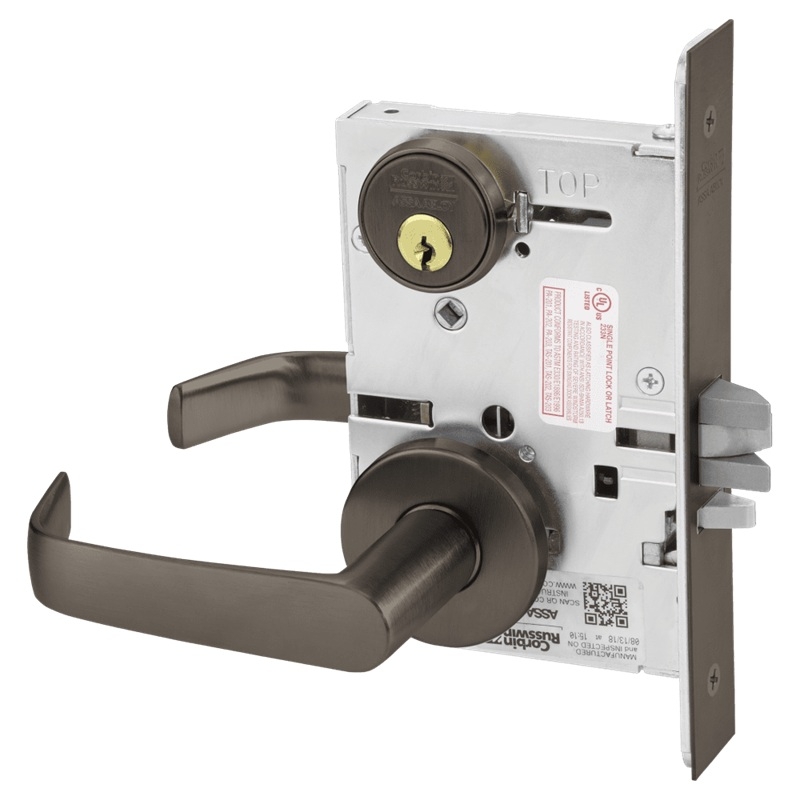 Picture of Corbin Russwin ML2055 NSA  Classroom Mortise Lock, NS Lever, A Rose