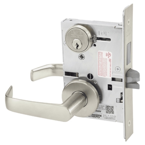 Picture of Corbin Russwin ML2065 NSA Dormitory or Entrance Mortise Lock, NS Lever, A Rose