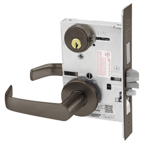 Picture of Corbin Russwin ML2067 NSA Apartment or Dormitory Mortise Lock, NS Lever, A Rose